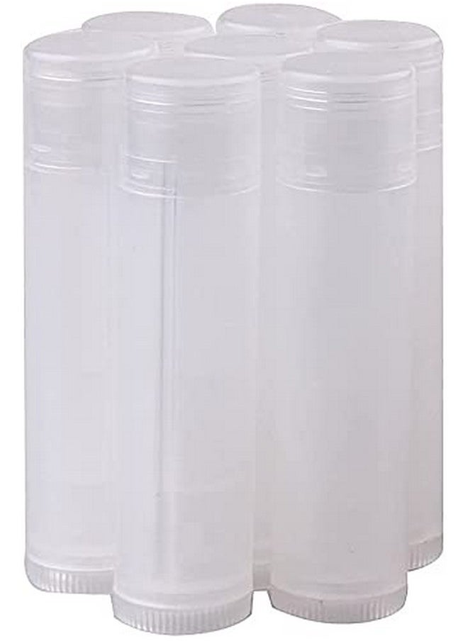 Teensery 100Pcs 5Ml Transparent Clear Empty Lip Balm Tubes Containers  - Image 1