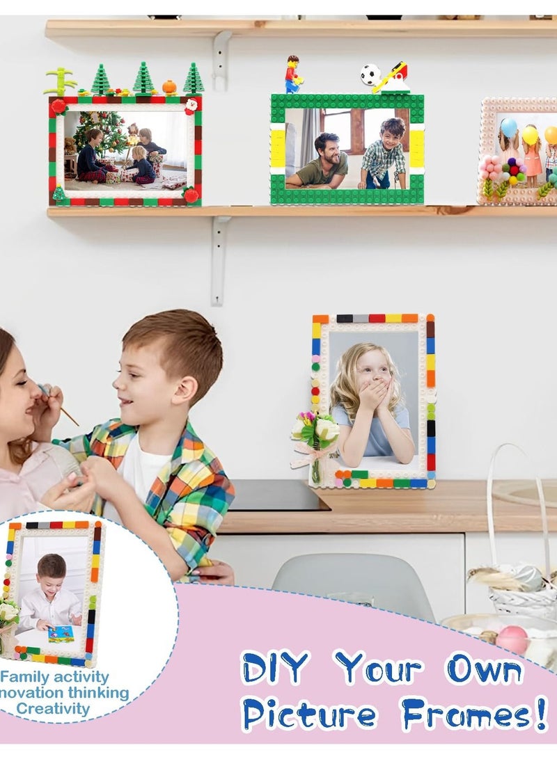 Excefore Kid Picture Frames Craft Kits, Create Your Own 4x6 DIY Block Photo Frames , Fun and Creative Art & Craft Gift for Boys and Girls Ages 6-8 - Image 3