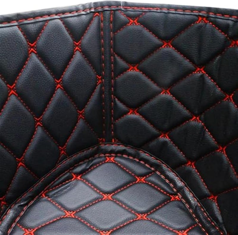 QASULER Motorcycle Storage Box Liner - Black Red - Image 4