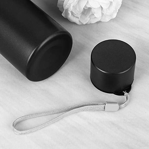 KenBerry Stainless Steel Water Bottle 750 ML Alpha Duo (Pack of 1, Black) - Image 3