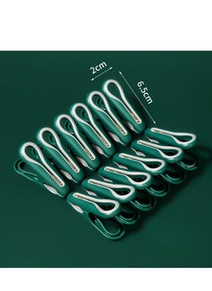 Generic 12 Piece Set Unmarked Clothesline Clip, Strong Fixing Clothesline Clip, Sock Clip  - Image 1