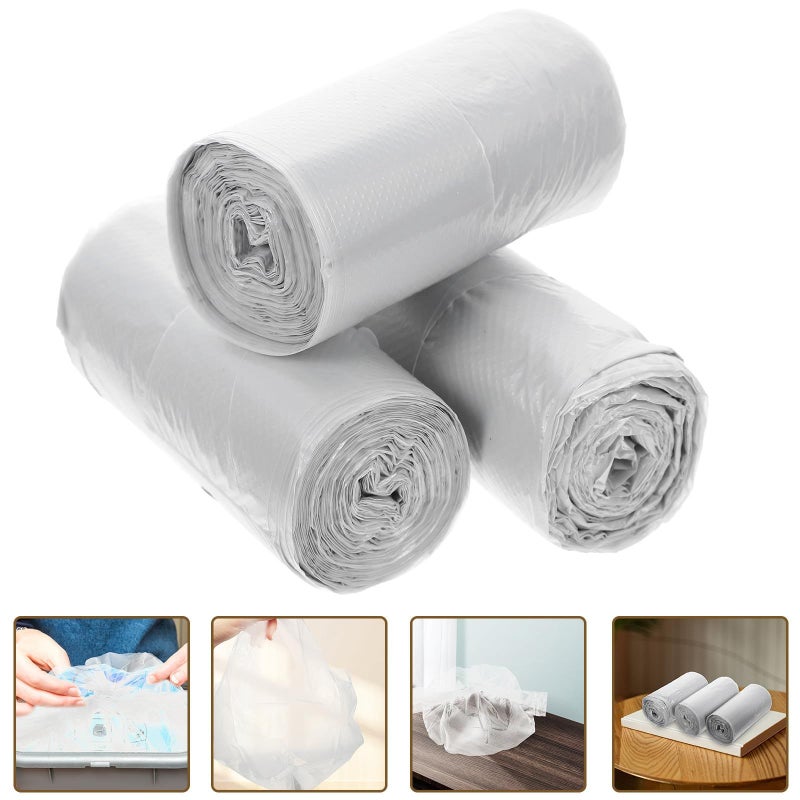 Nordic Gray Car Trash Bags 90 Pack Thickened Small Disposable Trash Can Liners For Vehicle - Image 5