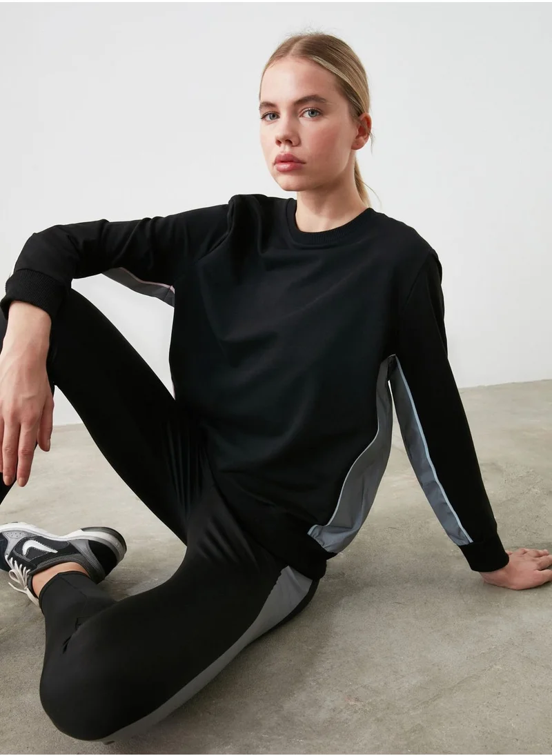 trendyol Side Stripe Sweatshirt