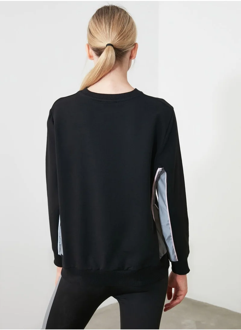 trendyol Side Stripe Sweatshirt