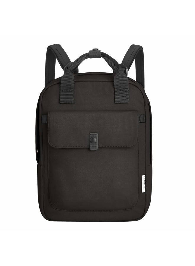 Travelon Origin-Sustainable-Anti-Theft-Small Backpack, Black, One Size (5 x 9.5 x 13 inches) - Image 1