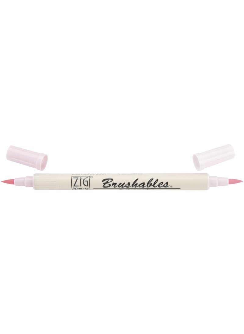 Zig Zig Memory System Brushables Dual Tip Marker Baby Pink 