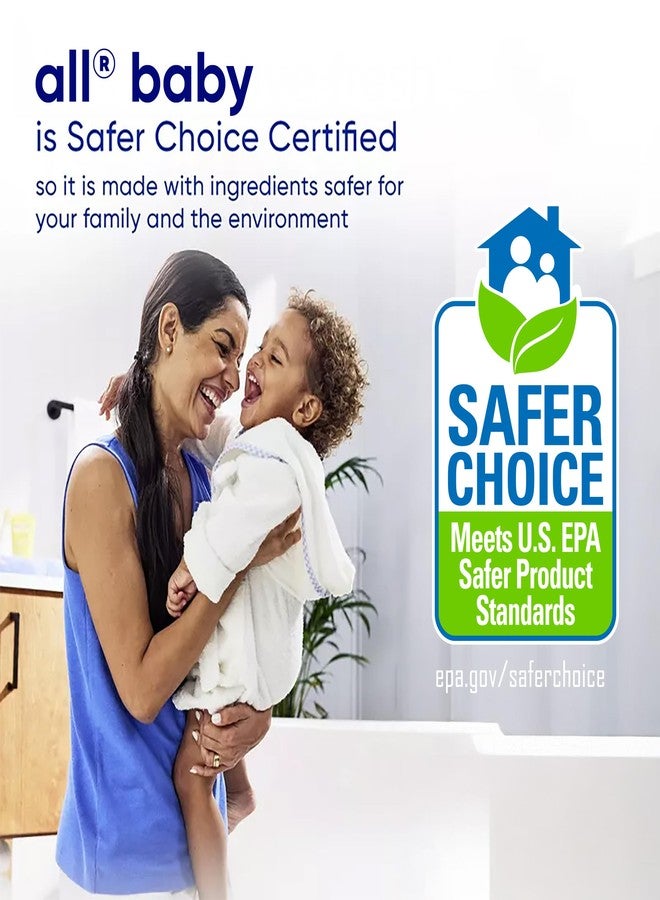 all Baby, Gentle for Baby, Liquid Laundry Detergent, Hypoallergenic for Sensitive Skin, Concentrated, 75oz, 100 Loads - Image 5