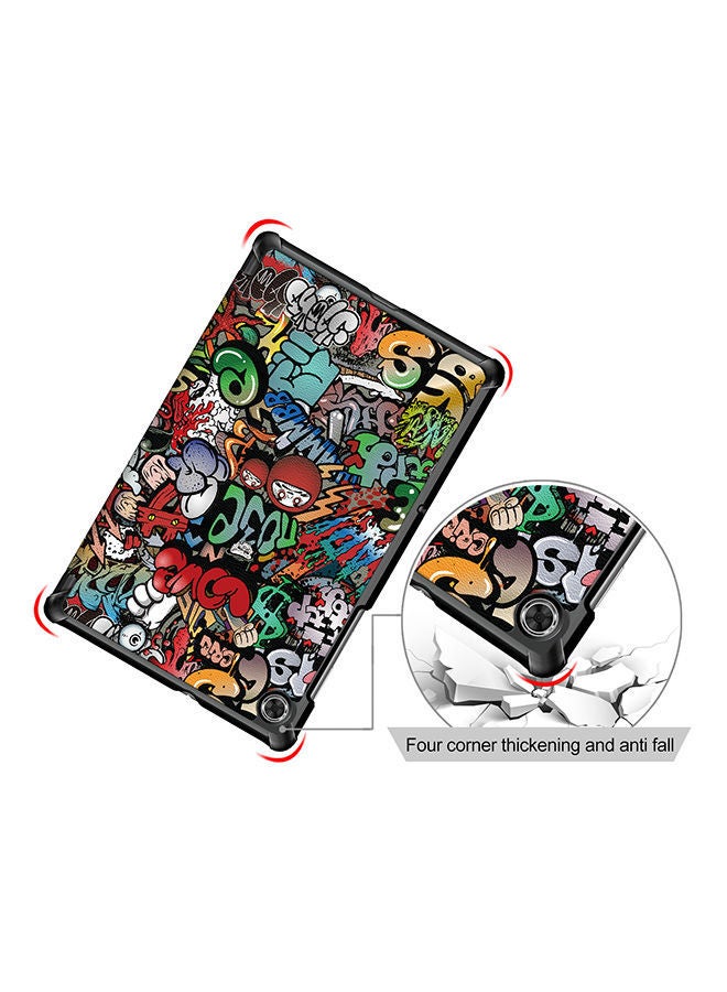 NIBEMINENT Protective Printed Case Cover For Lenovo Tab M10 Multicolour - Image 5