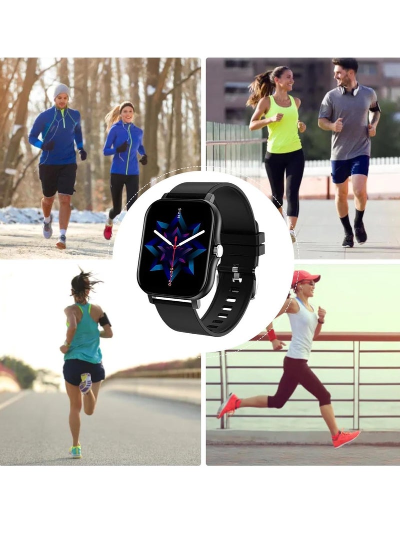 Smart Watch, Fitness Watch With Heart Rate Sleep Monitor, Amoled Display Magnetic Charging Smart Bracelet, Waterproof Comfortable Smart Wrist Watch, (1pc, Beige) - Image 4