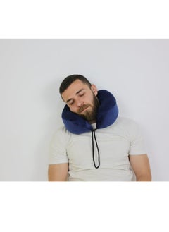 HT Modern medical travel neck, German memory foam, suitable for travel, navy colour  - Image 4