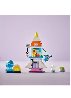 LEGO LEGO Duplo 3-in-1 Space Shuttle Adventure 10422 Building Blocks Toy (58 Pieces)  - Image 4