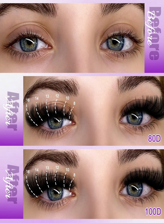 CMAYOME Lash Clusters Kit 684Pcs D Curl Natural Fake Eyelashes with Bond and Seal - Image 2