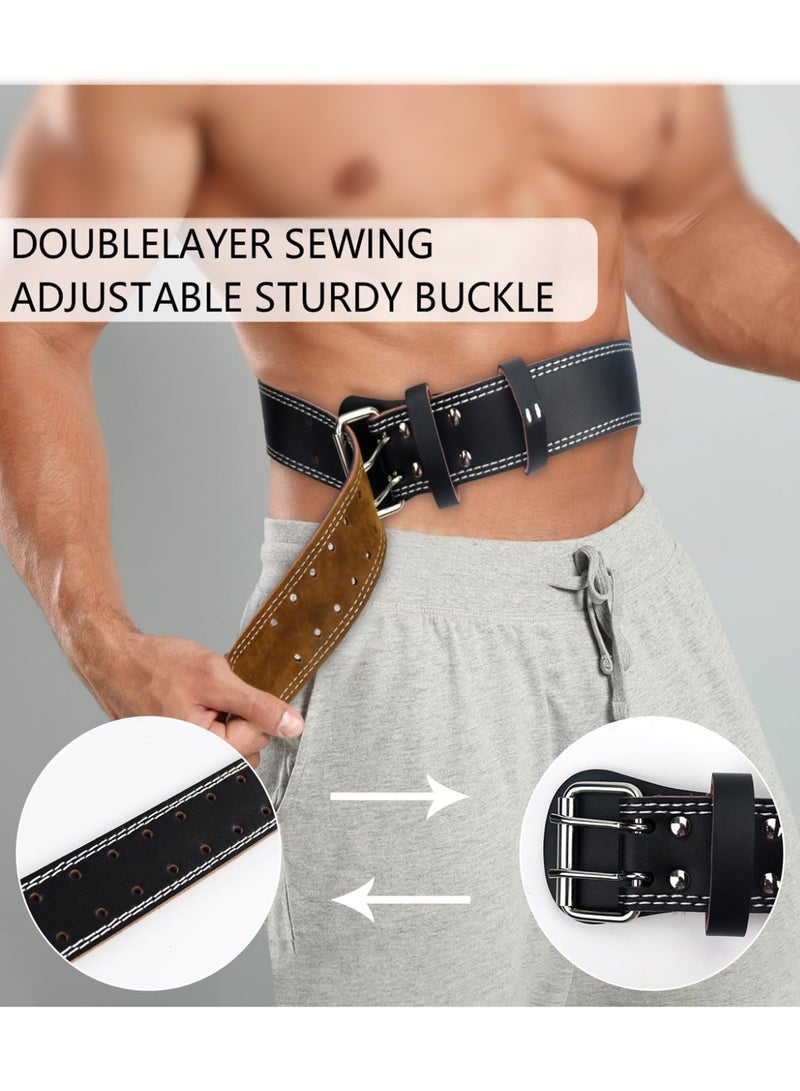 KINGMAZI Lever Buckle Weight Lifting Leather Belt Gym back Support For men And Women Training Fitness Exercise For Tough Workouts Power Lifters Supports Lumbar Lower Back - Image 4