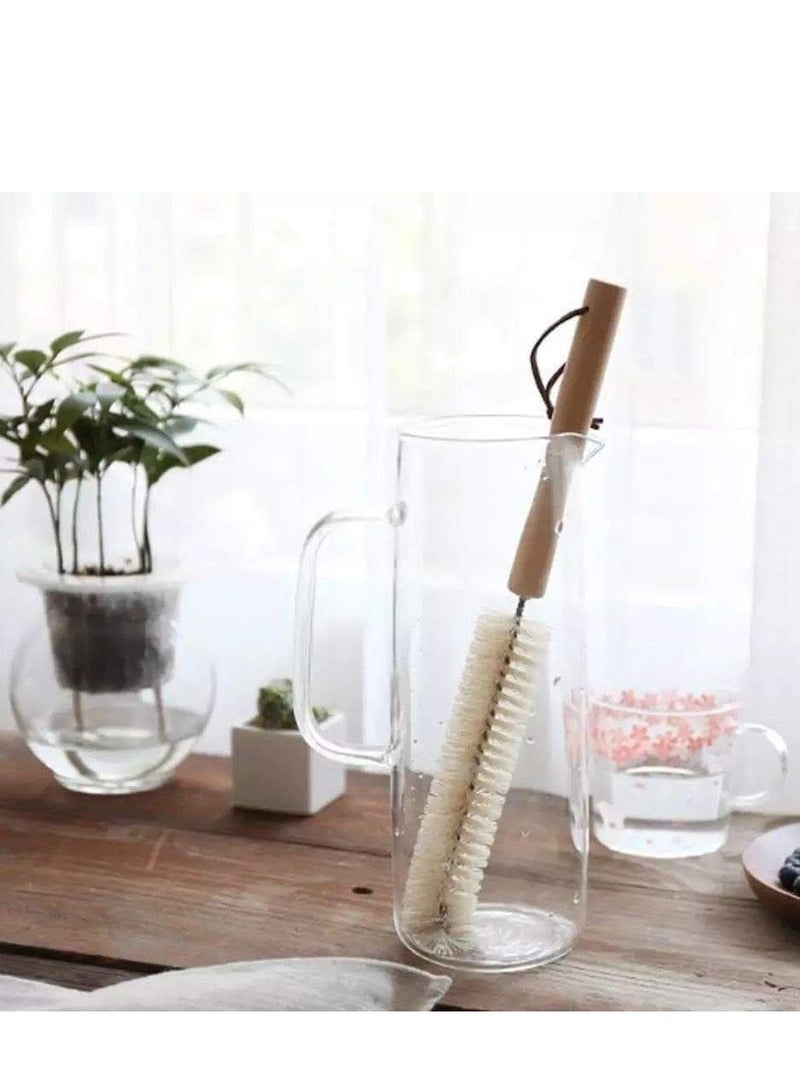 Cup and bottle brush with wooden handle - Image 3