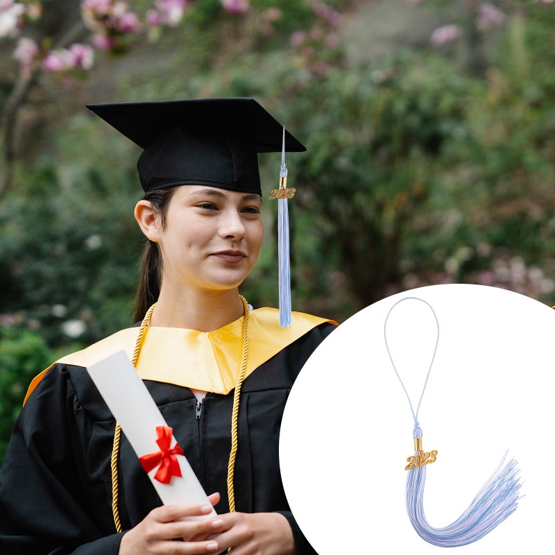 1 Set of Grad Graduation Hat Tassels Graduation Caps Tassels 2023 Tassel Charms Hat Tassels Decors - Image 1