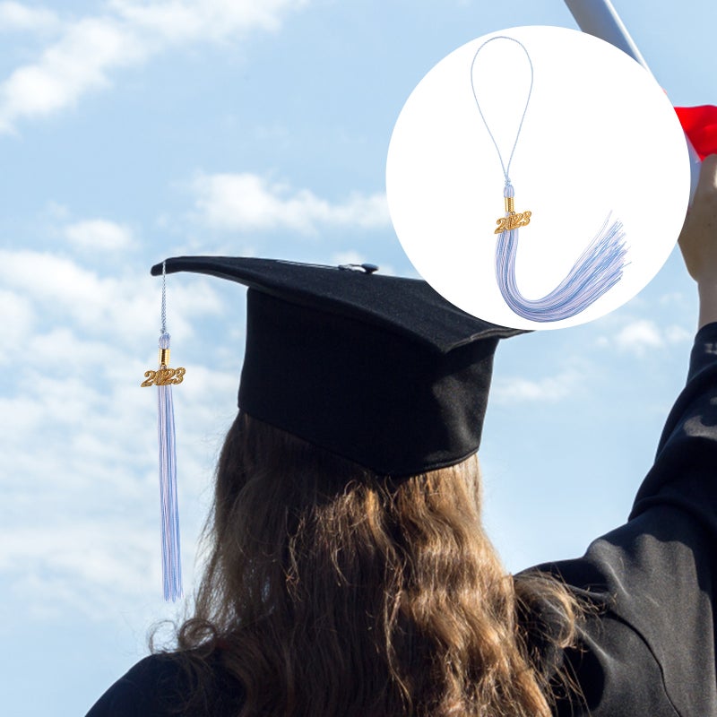 1 Set of Grad Graduation Hat Tassels Graduation Caps Tassels 2023 Tassel Charms Hat Tassels Decors - Image 3