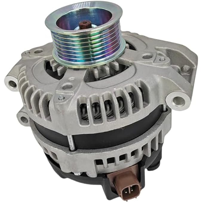 WHEELZEN Alternator Compatible With For Honda Accord L4 2.4L 2003-2007 Replace 31100-RAA-A01 31100RAAA01 With 2 Pcs Belts & 3 Pcs Bolts - Image 4