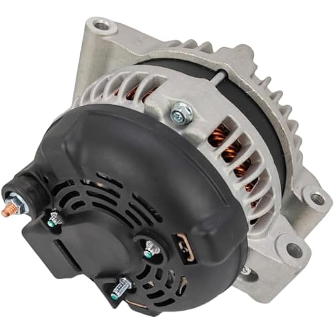 WHEELZEN Alternator Compatible With For Honda Accord L4 2.4L 2003-2007 Replace 31100-RAA-A01 31100RAAA01 With 2 Pcs Belts & 3 Pcs Bolts - Image 3