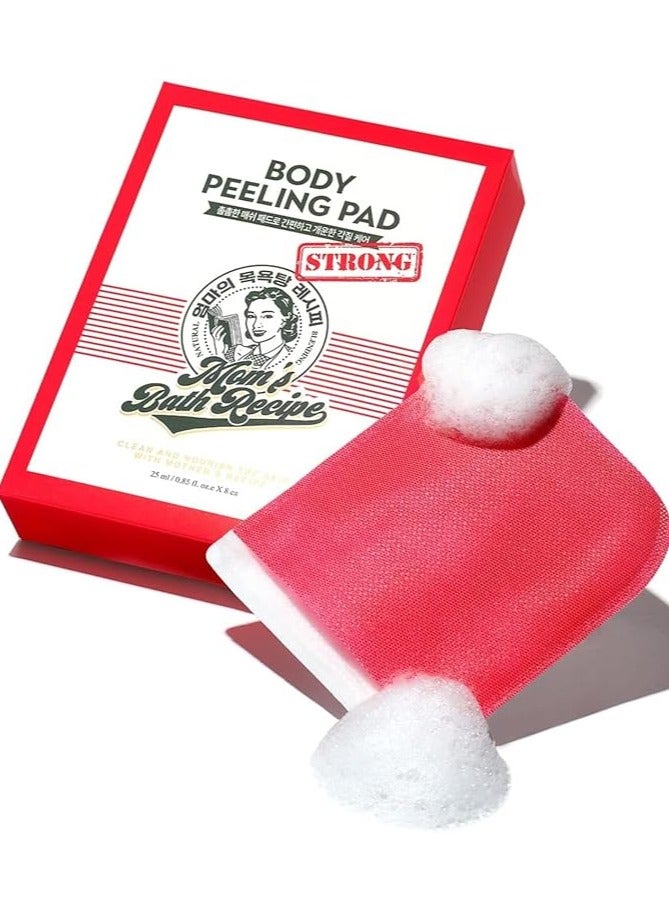 Moms Bath Recipe Original exfoliating loofah to get rid of body problems - Box of 8 pieces red - Image 1