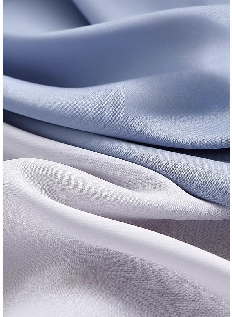 MIIOW Ice Silk Sleepwear Men's Simulated Silk Short  Sleeved High-End Home Suit Set - Image 2