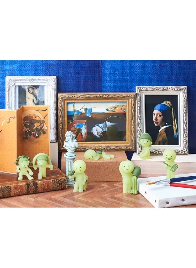 Smiski Living Series Collectible Figure - Glow-in-the-Dark Home Theme Mystery Blind Box Cute Desk & Room Décor - Image 4