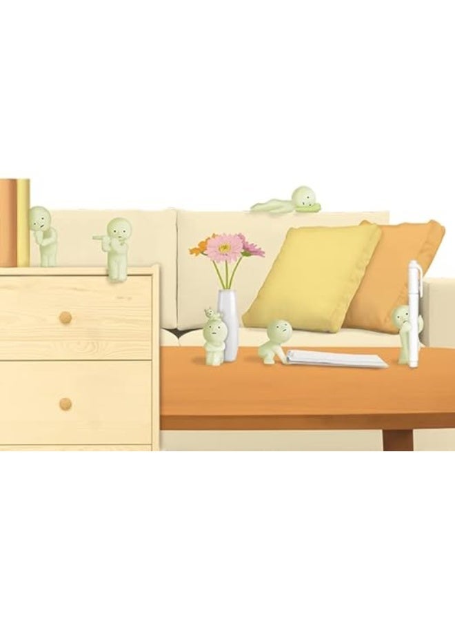 Smiski Living Series Collectible Figure - Glow-in-the-Dark Home Theme Mystery Blind Box Cute Desk & Room Décor - Image 3