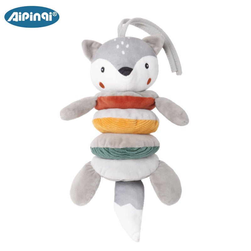 Aipinqi Baby Early Education Pull-String Musical Octagon Plush Toy - Bed Hanging, Perfect for Infants (0-3 Years) - Image 5