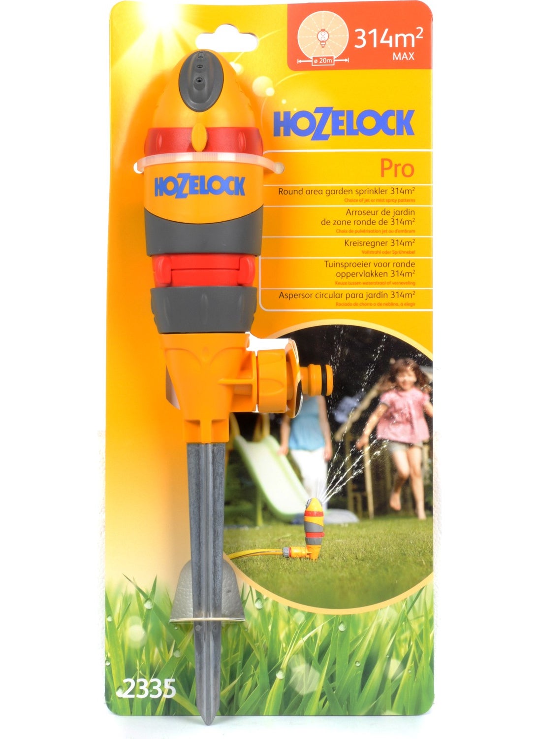 Hozelock 2335H Rotation Adjustable Metal Stake Stud Garden Irrigation Sprinkler  - Image 2