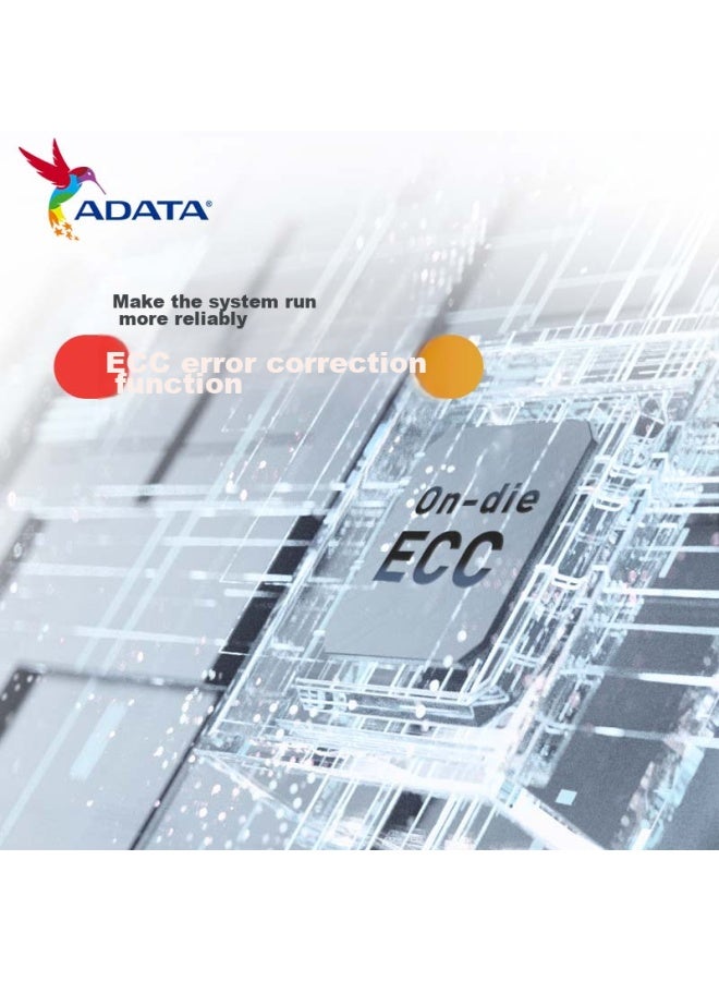 ADATA أداتا لونغياو 64 جيجابايت DDR5 6400 CL32 توقيت، شرائح Hynix A، ذاكرة رام RGB للألعاب، XPG D500G، أبيض لامع - Image 3