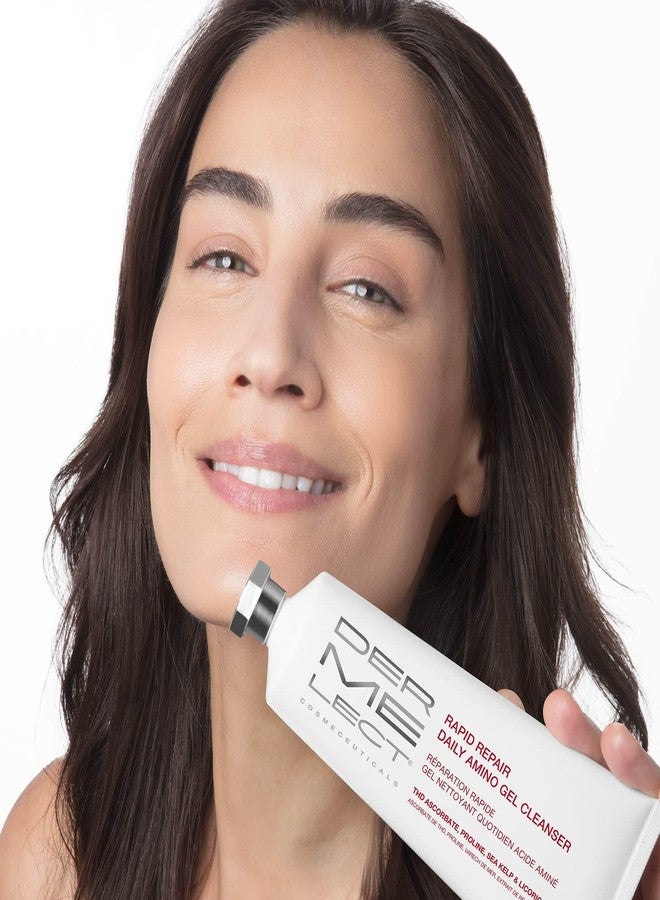 Dermelect Rapid Repair Daily Amino Gel Cleanser - Hydrating, pH-Balanced, Gentle Exfoliation, Sulfate & Fragrance-Free, Suitable for All Skin Types 4.0 oz - Image 2