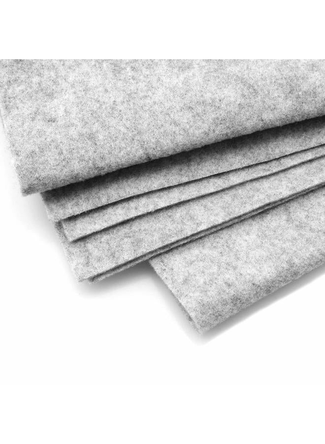 Ruiwaer Chinese Calligraphy Drawing Felt Mat, Sumi Xuan Paper Painting Felt Desk Pad for Practice Calligraphy Traditional Chinese Painting (80 x 120 cm), Grey - Image 2
