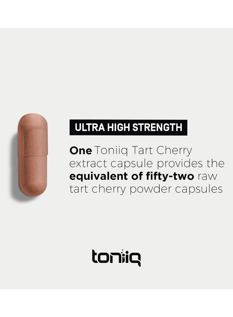 Toniiq Ultra High Strength Tart Cherry Capsules 52 000 Mg 52X Concentrated Extract 120 Capsules - Image 4