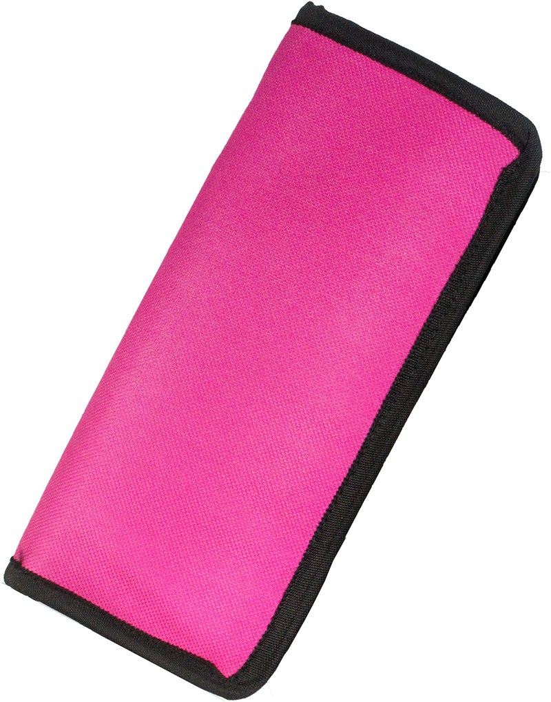 Definite Art Cruelty Free Synthetic Nylon Paint Brushes in Zippered Pouch Combo of Round, Flat, Fan, Liner, Fine, Filbert and Angular (Pink Pouch) - Image 2