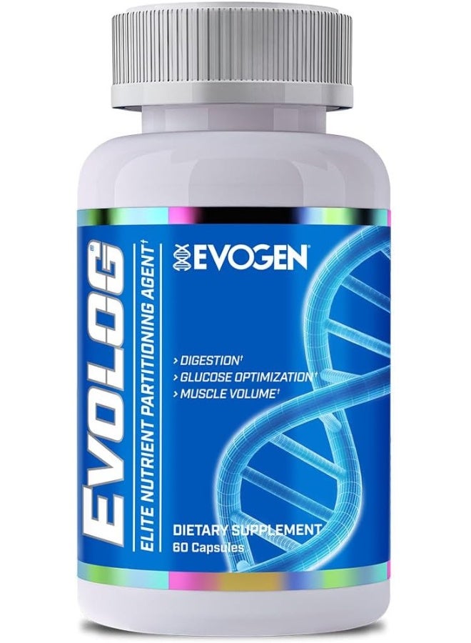 Evogen Nutrition إيفولوج وكيل تقسيم المغذيات المتقدم غلوسيفيا فركسينوس أنغستيفوليا 60 كبسولة - Image 1