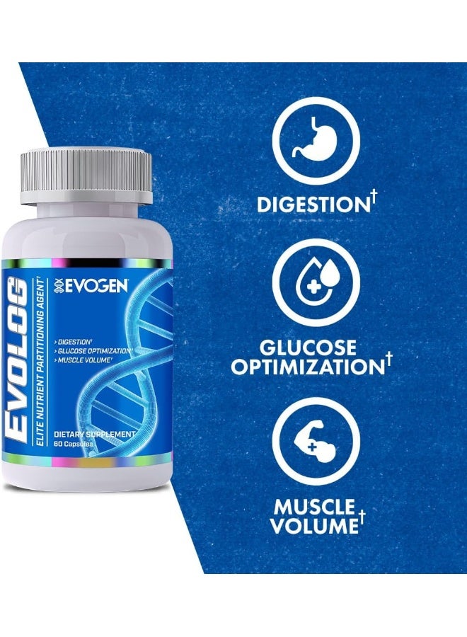 Evogen Nutrition إيفولوج وكيل تقسيم المغذيات المتقدم غلوسيفيا فركسينوس أنغستيفوليا 60 كبسولة - Image 4