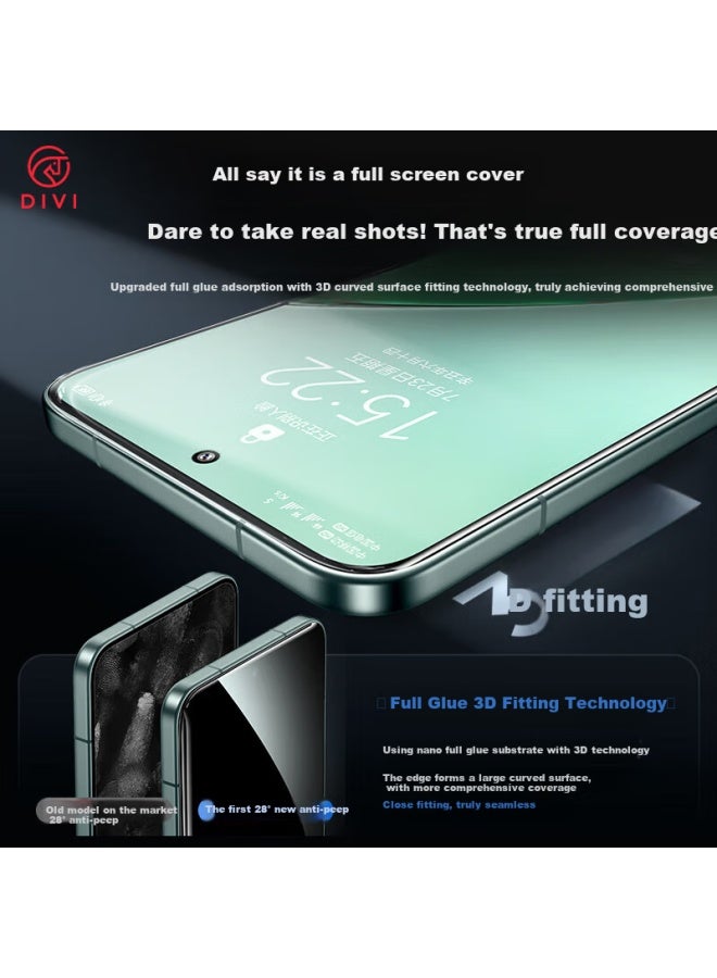 Divi privacy Screen Protector For Xiaomi 14pro, Xiaomi 14ultra, Anti-spy Water Gel Film, Full Screen Coverage, Anti-fingerprint Film - Image 4
