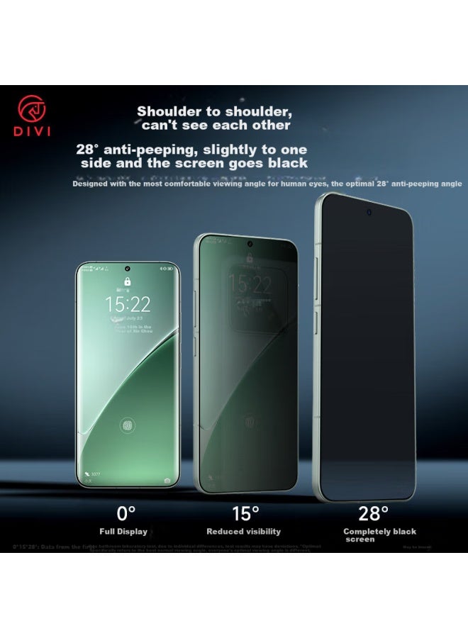 Divi privacy Screen Protector For Xiaomi 14pro, Xiaomi 14ultra, Anti-spy Water Gel Film, Full Screen Coverage, Anti-fingerprint Film - Image 1