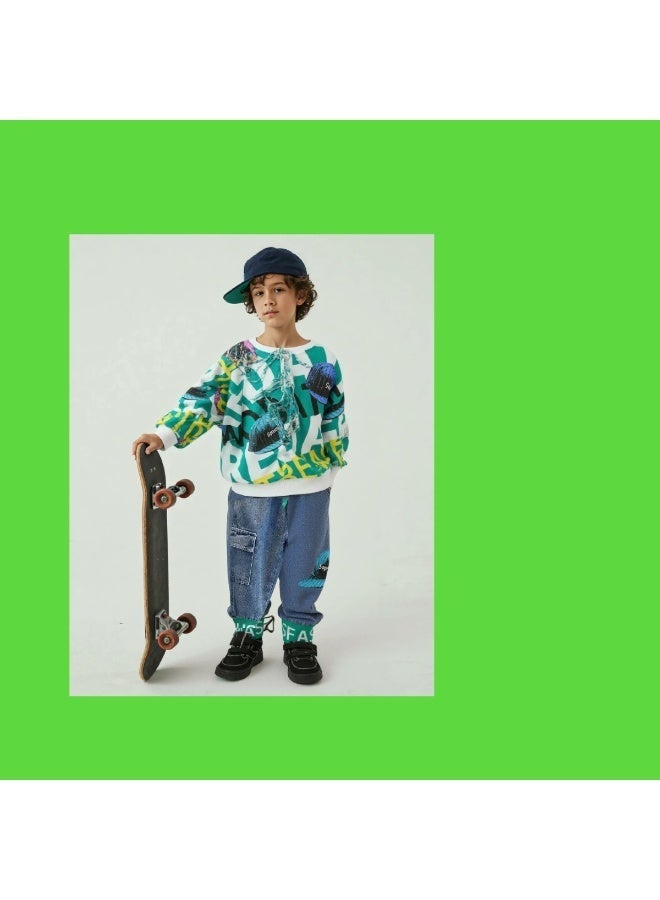 مجموعة ملابس أطفال غير رسمية لفصلي الربيع والخريف - Image 2