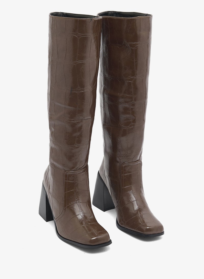 ريد أحذية الركبة الكاجوال - Image 4