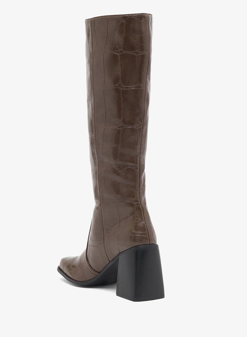 ريد أحذية الركبة الكاجوال - Image 3