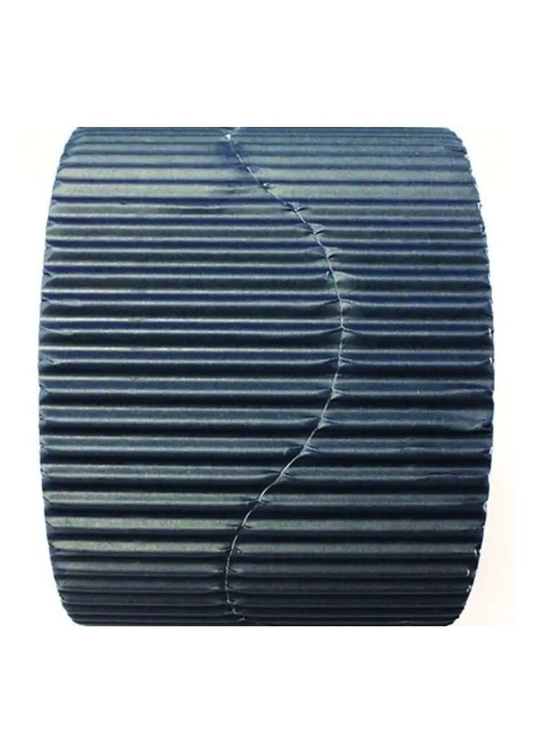 Terabyte Corrugated Display Borders for School Classroom Decorations,Border Rolls for Displays Border Rolls Corrugated Backing Paper for Wall Displays School (Width 10cm x  Length 15cm) Dark Blue Color  - Image 1