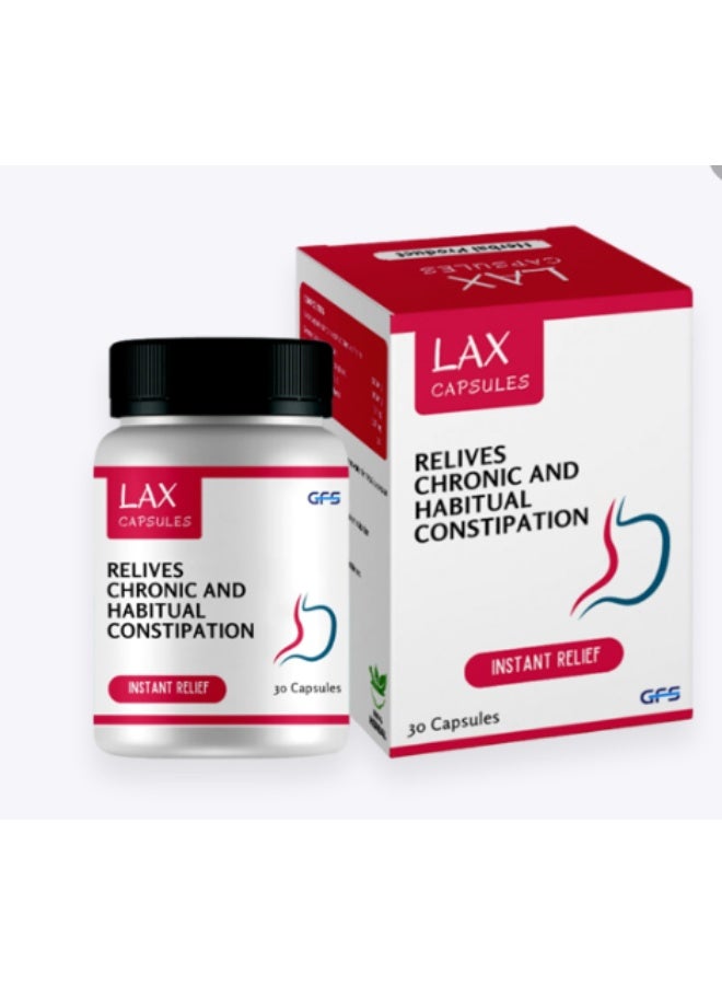 Lax capsules 30s