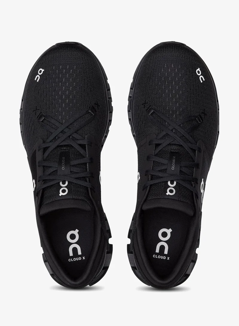 On Running Black Men's Cloud X 4 Training Shoes for Men | Best Price UAE