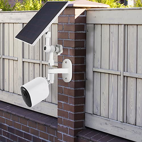 ALERTCAM 2-in-1 Wall Mount for Arlo Solar Panel and Arlo Pro/Pro 2/Pro 3/Pro 4/Ultra Security Camera, Adjustable Angle to Get Maximum Sunlight for Your Solar Panel - Image 4