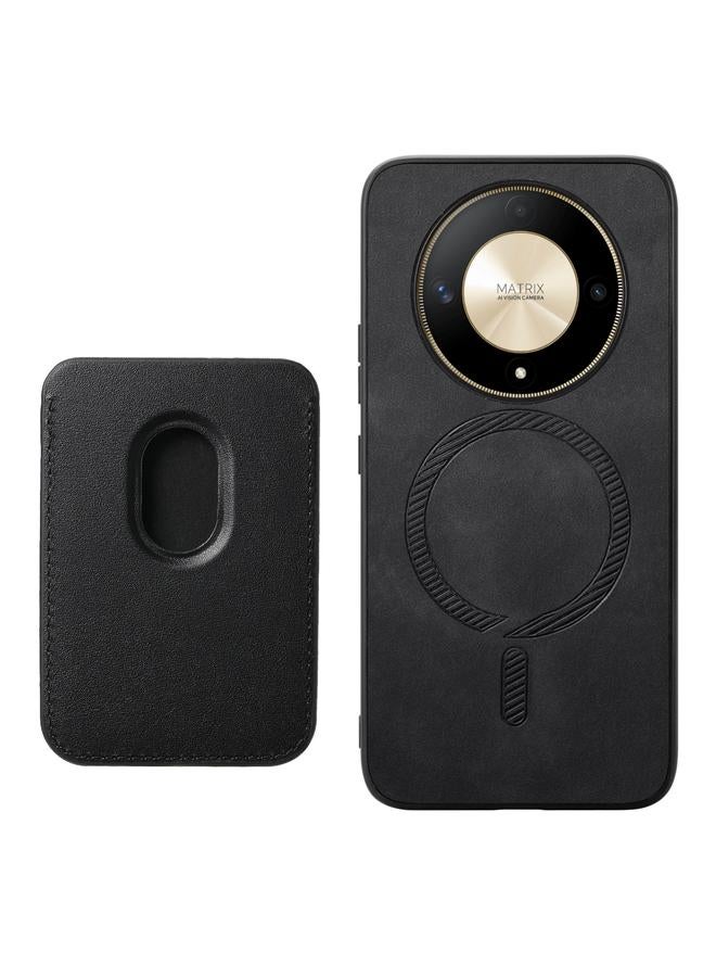 S-TOP Case For Honor X9b / Magic6 Lite 5G Retro Magsafe Card Bag PU Back Cover Phone Case - Image 5