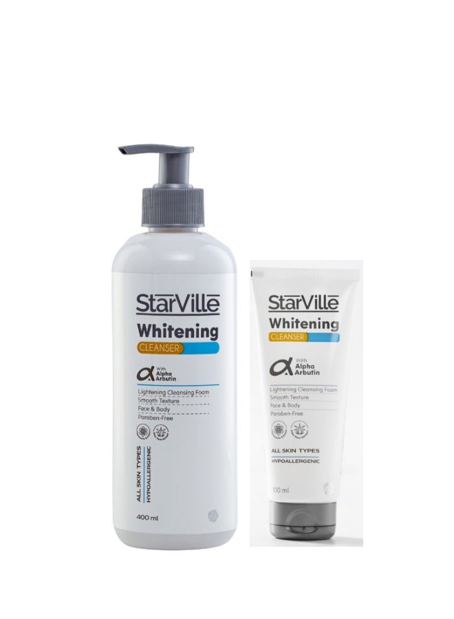 ستارفيل منظف ​​ستارفيل للتفتيح 400 مل + منظف تفتيح 100 مل