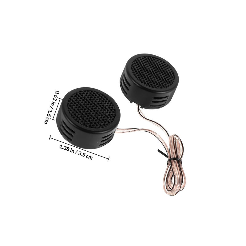 1 Pair Car Tweeter Speakers 40W Mini Audio Loudspeakers Door Installation Compatible With Most Vehicles - Image 3