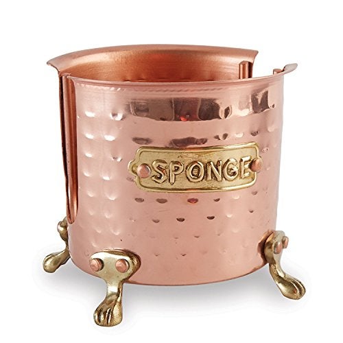 Mud Pie Kitchen Sponge Holder Caddy, Copper - Image 5