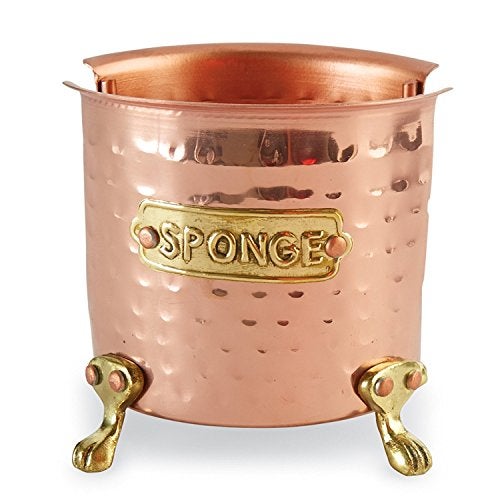 Mud Pie Kitchen Sponge Holder Caddy, Copper - Image 4