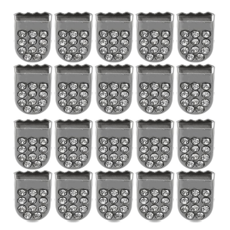 40pcs No Tie Buckle for Easy Shoe Wear Locks Rhinestone Lace Buckle Shoe Lace Buckle Shoe Lace Locking Clips Accessory - Image 4